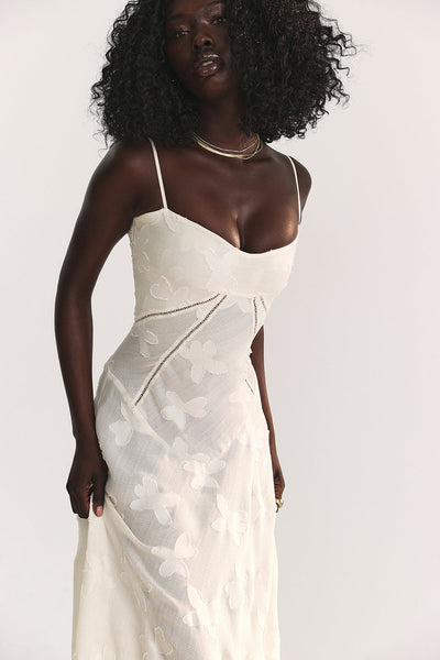 Paulette™ | Elegant Long Dress with Corset