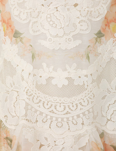 NATURA LACE PATCH TANK DRESS