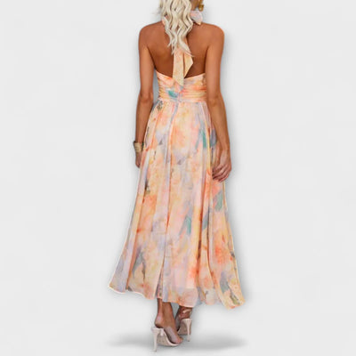 Dream Flow Watercolor Maxi Dress