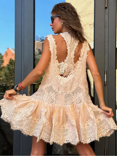Angel Lace Skirt Set