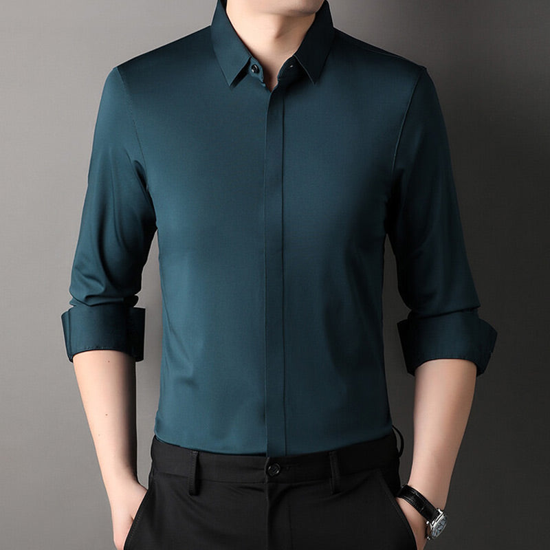 Pietro™ | Men's Wrinkle-Resistant Stretch Shirt
