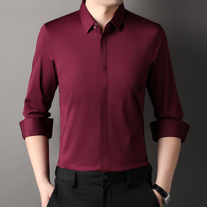 Pietro™ | Men's Wrinkle-Resistant Stretch Shirt