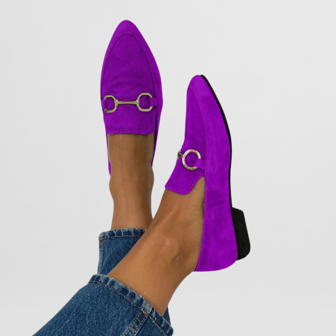 Lorette | Colorful and elegant boho loafers