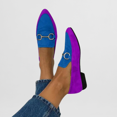 Lorette | Colorful and elegant boho loafers