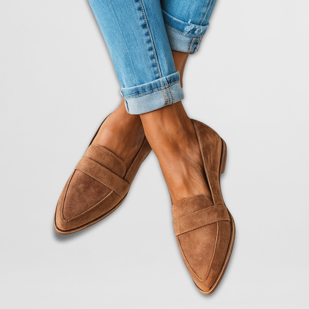 Orlena | Suede Loafers