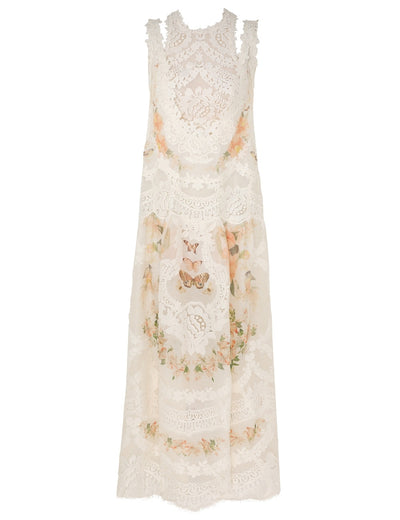 NATURA LACE PATCH TANK DRESS