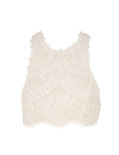 NATURA LACE PATCH TANK DRESS