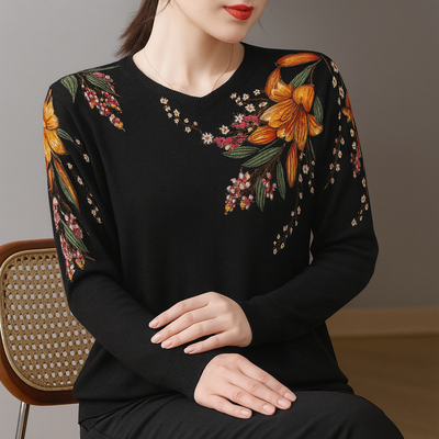 Alannah Elegant Floral Jumper