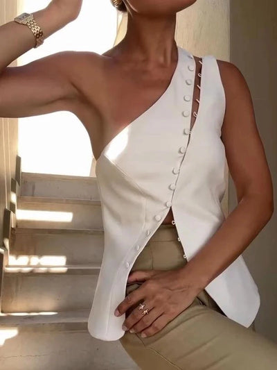 Shoulder Button Detail top