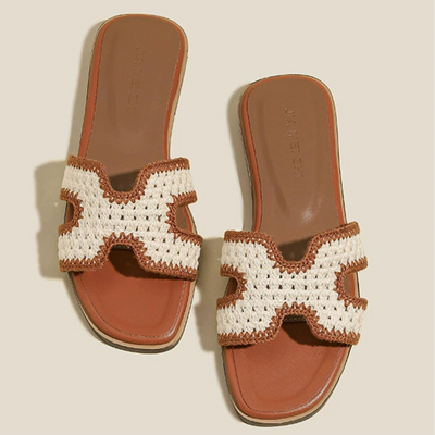 Élise Raphia™ | Elegant Sandals