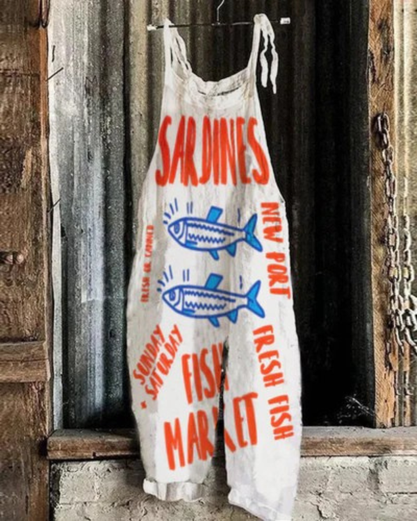 Women's Vintage Wide-Leg Jumpsuit - Effortless Style and Comfort