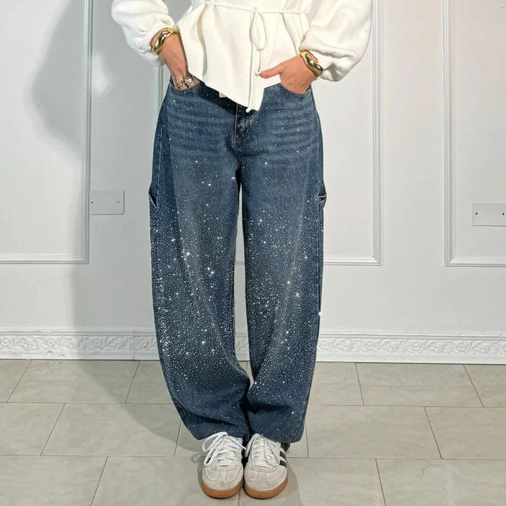 Balloon Carpenter Shine Denim Jeans