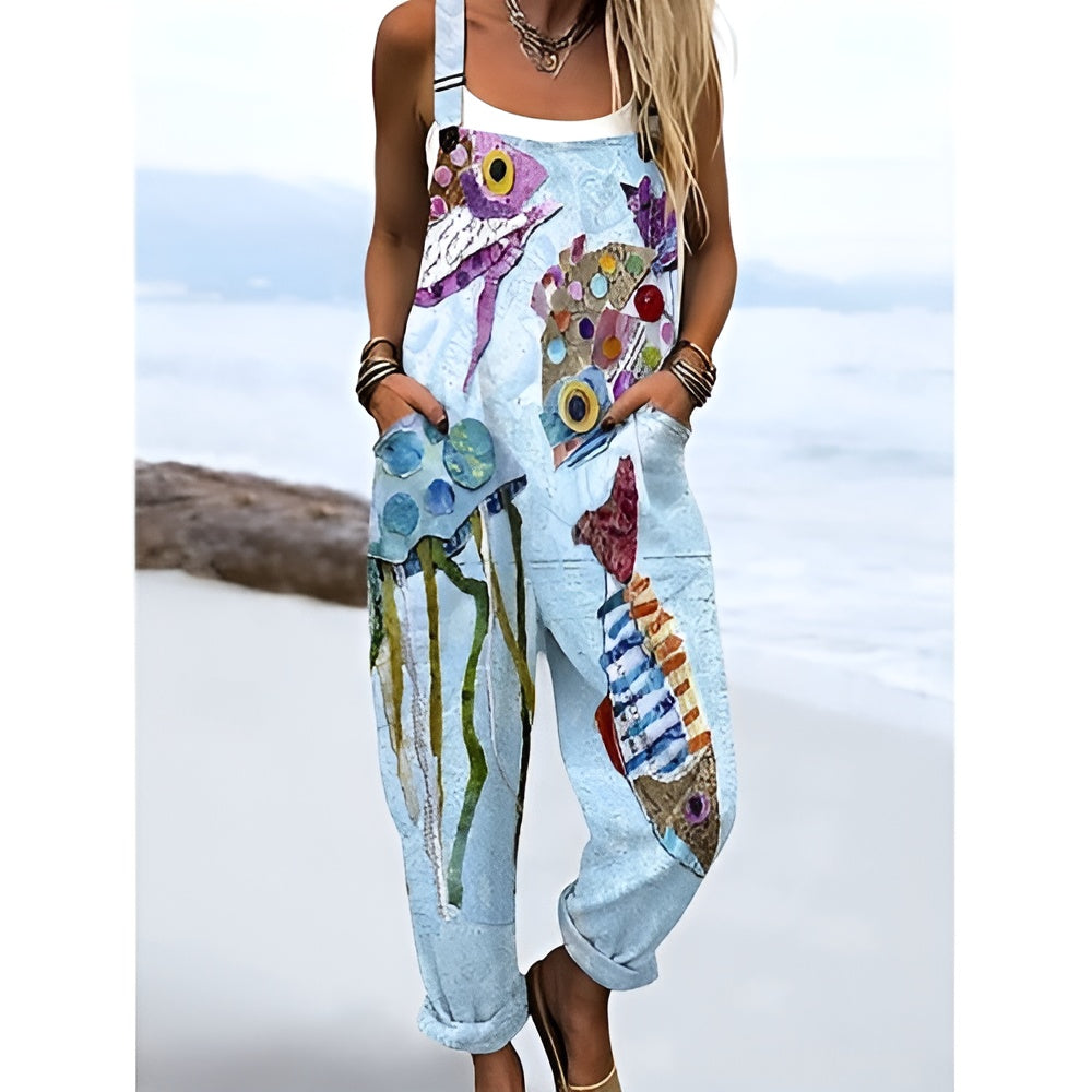 Seaside Splash Jumpsuit