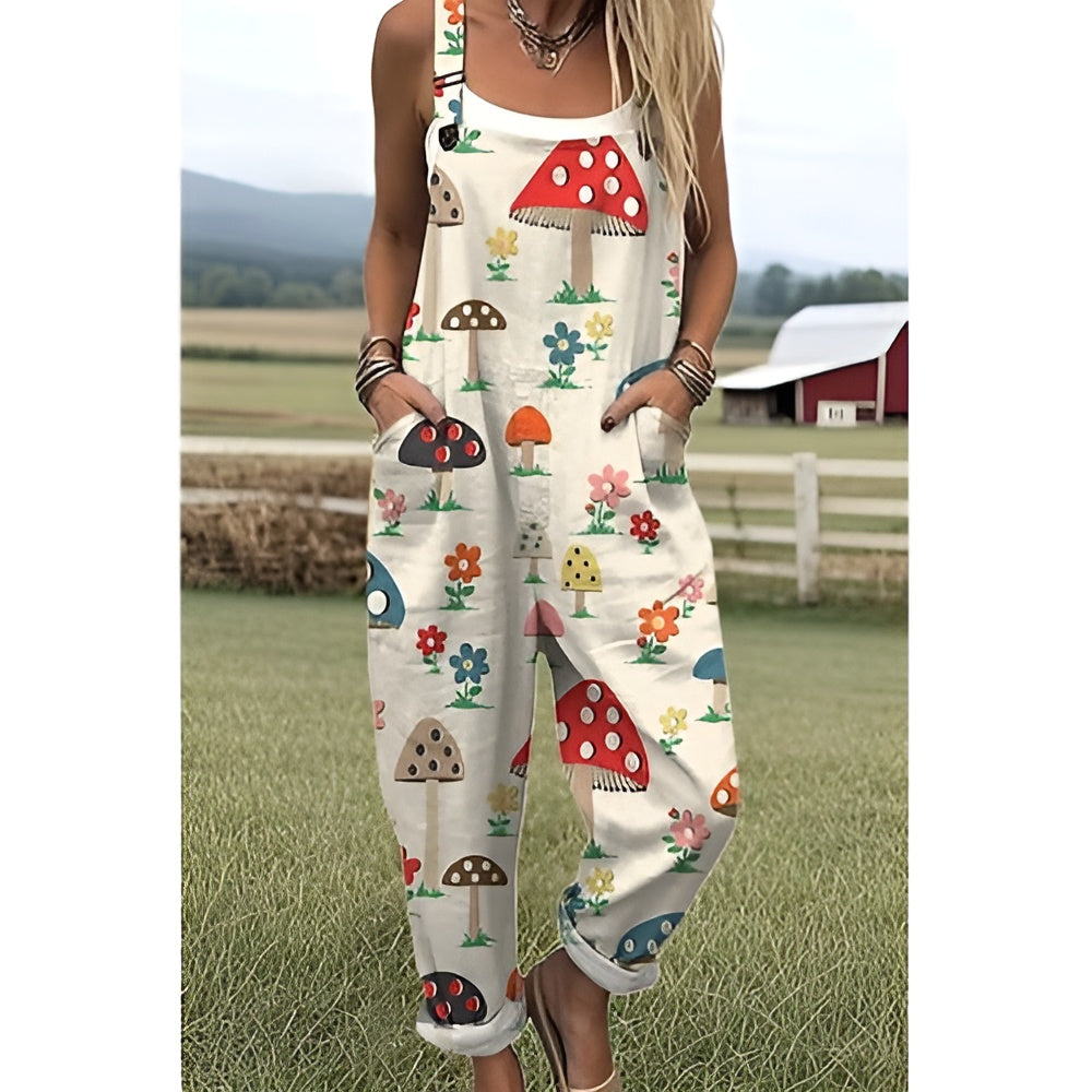 Mushroom Meadow Jumpsuit