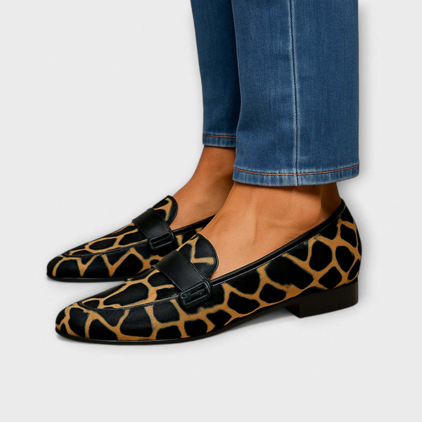 Elva | Leopard Moccasins