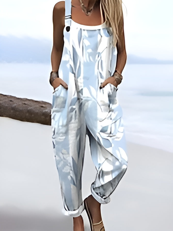 Coastal Leaf Jumpsuit