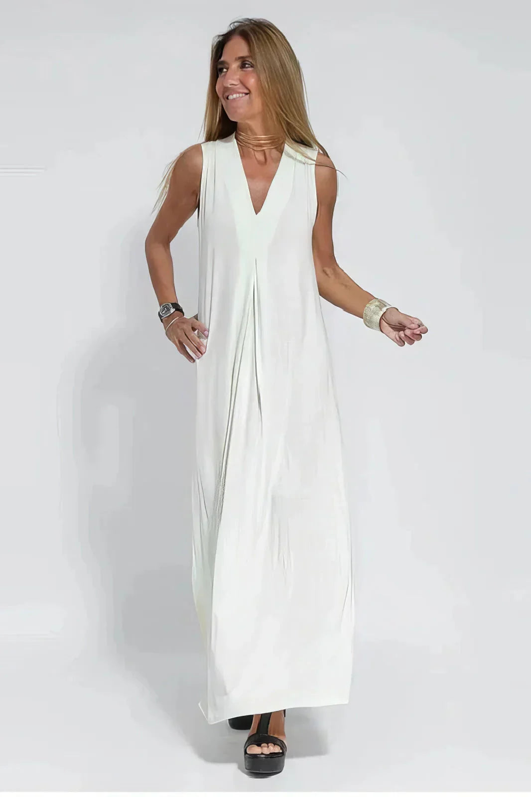 Nicole™ | Elegant Maxi Dress with Matching Cardigan