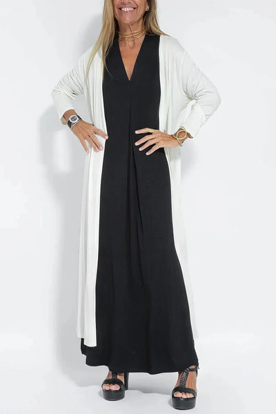 Nicole™ | Elegant Maxi Dress with Matching Cardigan