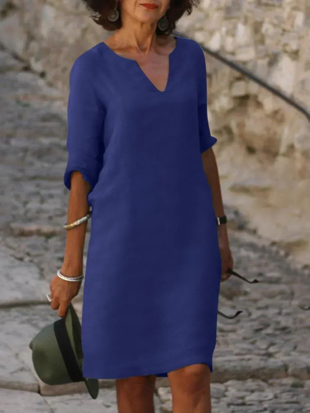 Beatrice™ | Elegant Dress with Refined V-Neck
