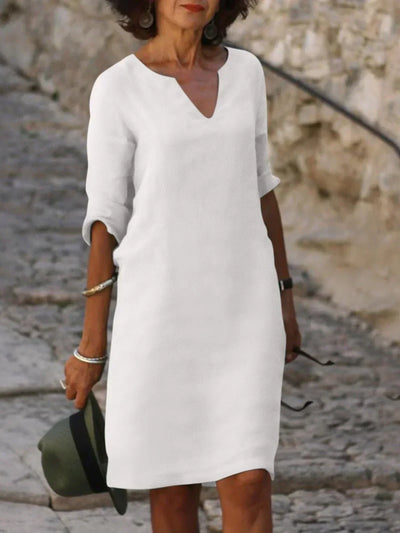 Beatrice™ | Elegant Dress with Refined V-Neck