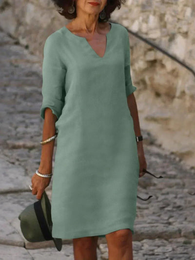 Beatrice™ | Elegant Dress with Refined V-Neck