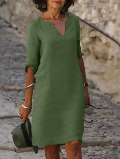 Beatrice™ | Elegant Dress with Refined V-Neck