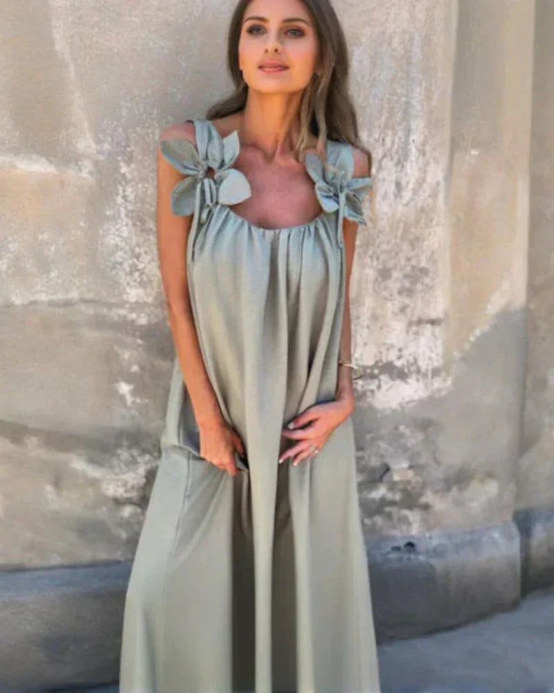 Saskia™ | Maxi Dress with Floral Print