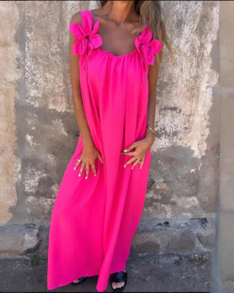 Saskia™ | Maxi Dress with Floral Print