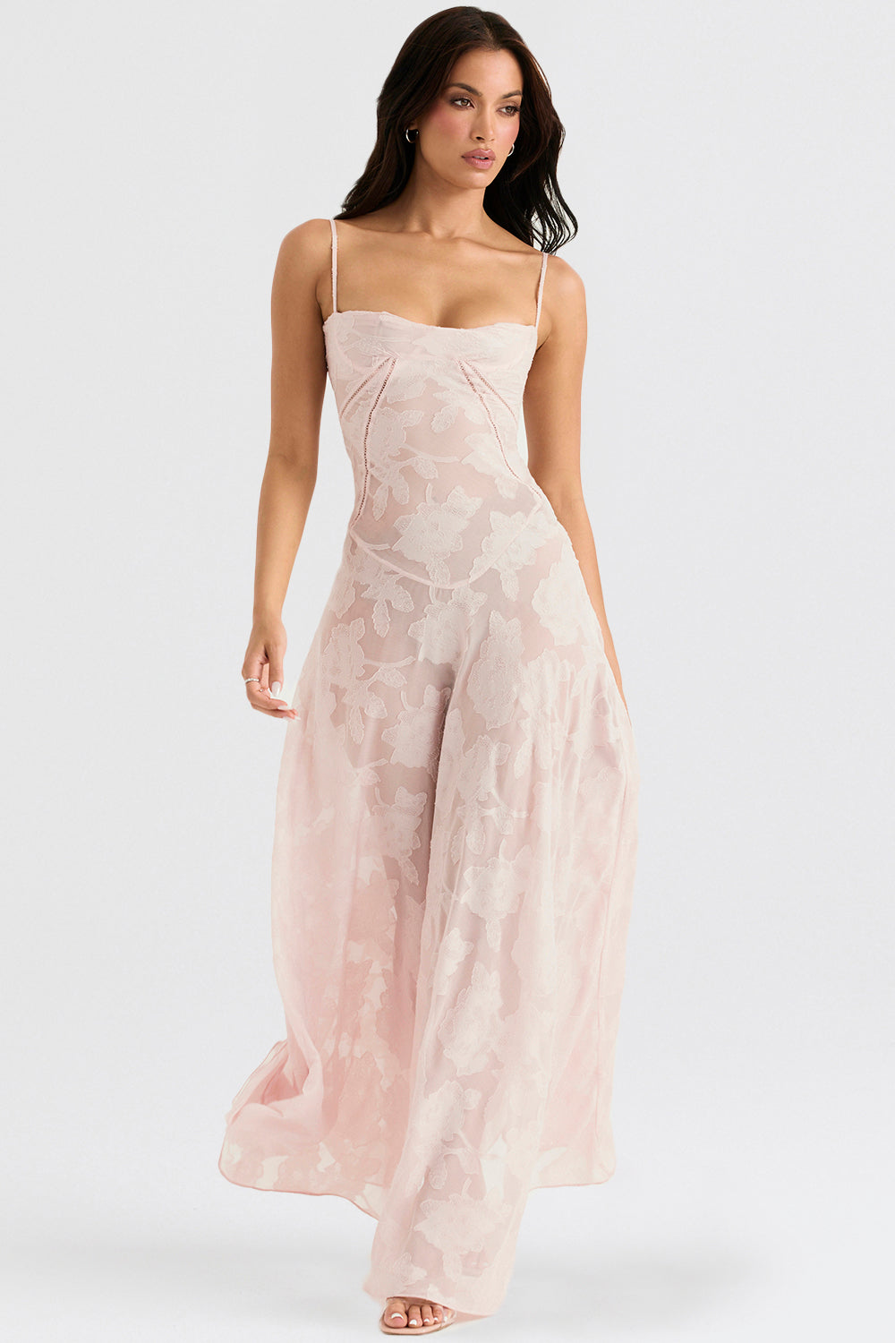 Paulette™ | Elegant Long Dress with Corset