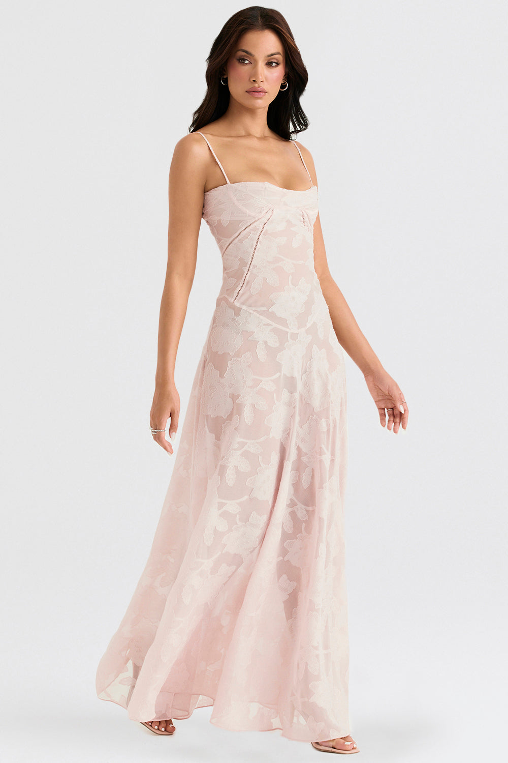 Paulette™ | Elegant Long Dress with Corset