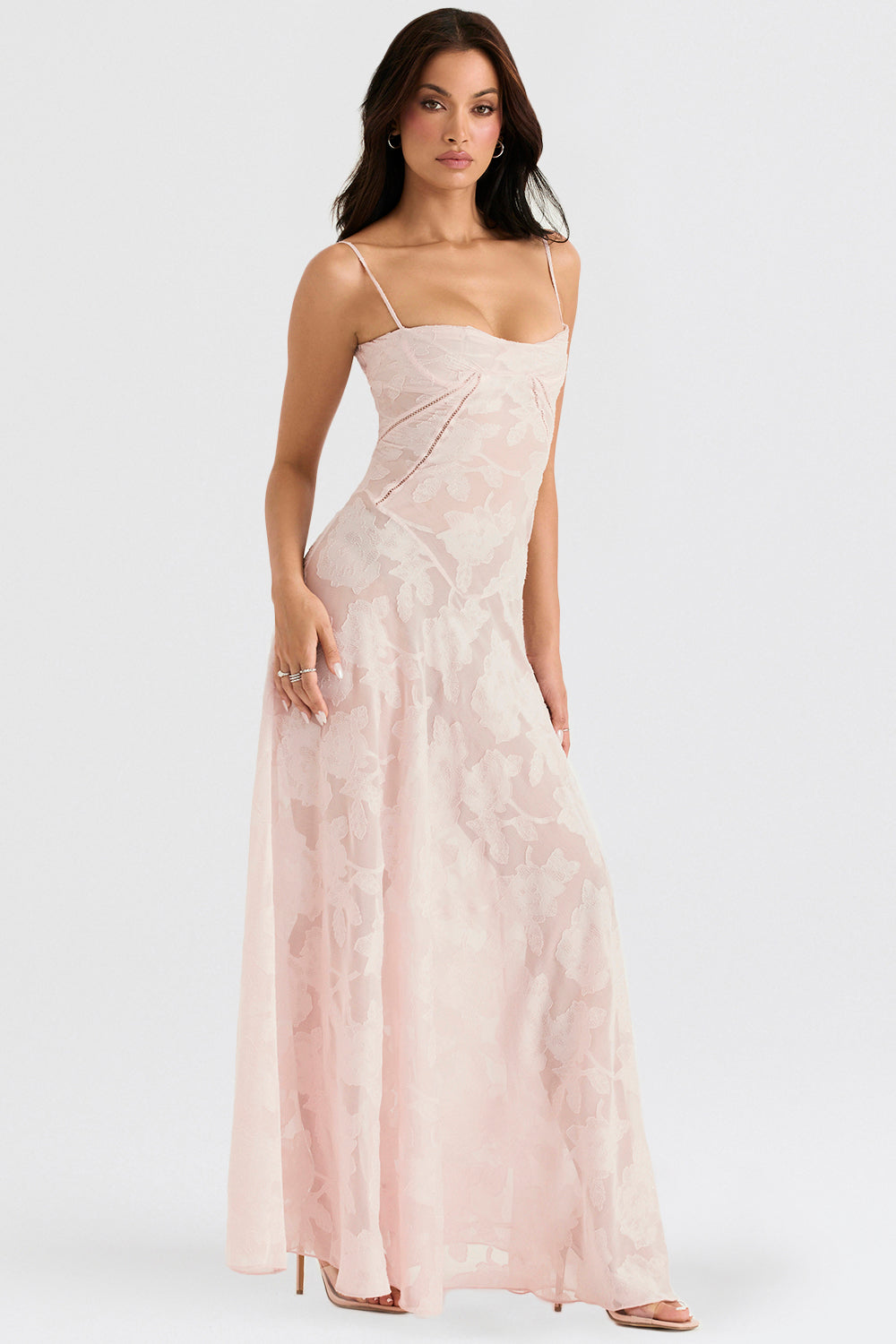 Paulette™ | Elegant Long Dress with Corset