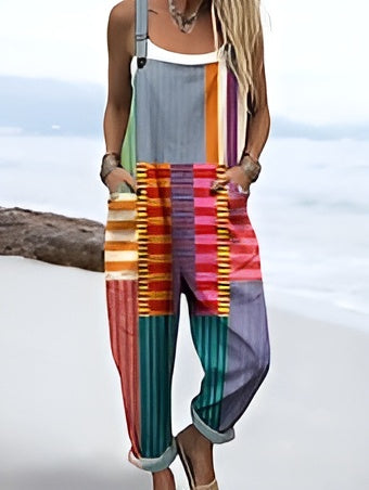 Colorburst Stripes Jumpsuit